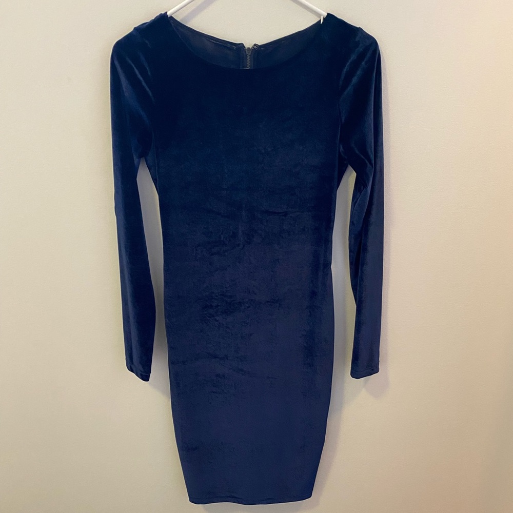 Alice and Olivia beautiful midi dress, sapphire blue, beautiful